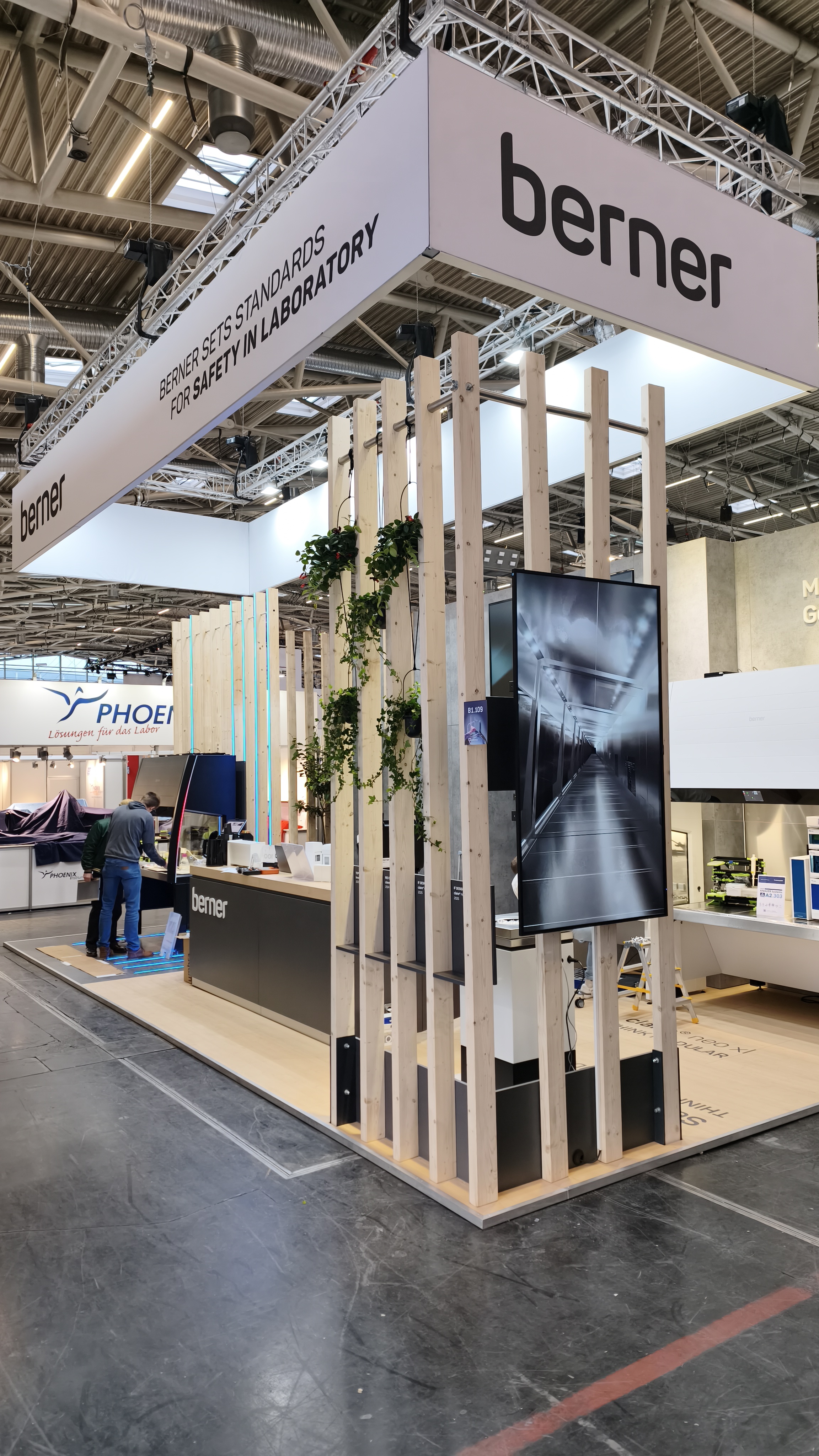 Messebau Franke – Fertiger Messestand vor Ort