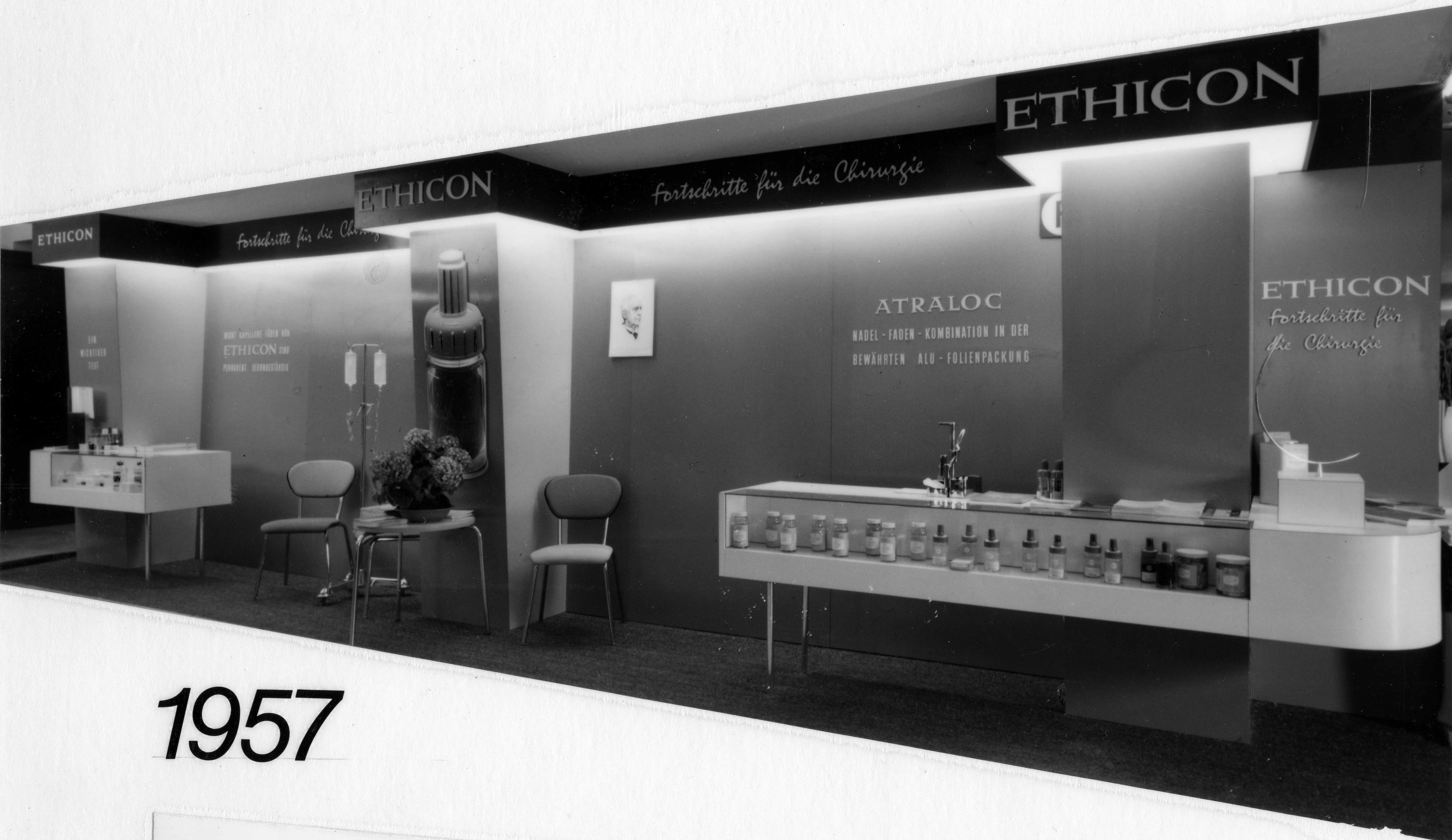 Ethicon Messestand 1957