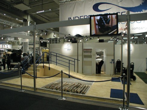 Erste Plasma-TV auf Messestand 1999